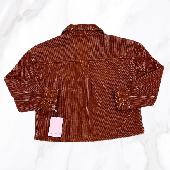NWT Avec Les Filles Women's Rust Relaxed Corduroy  Shacket, Size M - Picture 3 of 6